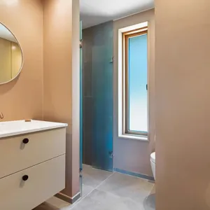 Hvidbjerg Strand Camping Resort Vesterhavsvilla Badevaerelse