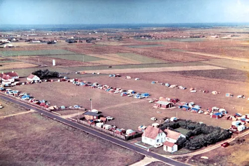 Hvidbjergstrand 1976 Jubilæum Luftfoto