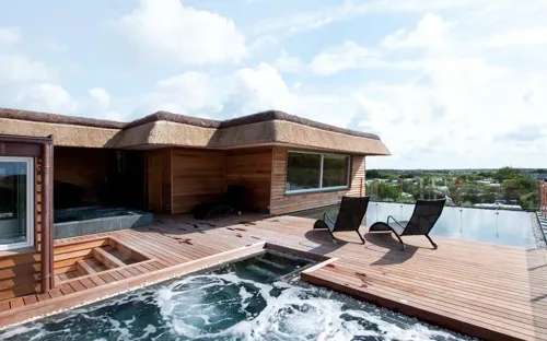 Hvidbjerg Strand Camping Resort Wellness Udendoers Udsigt