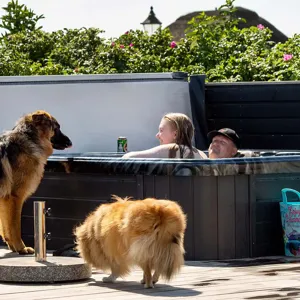 Hvidbjerg Strand Camping Resort Camping Terrasse Spa