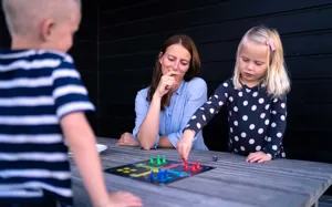 Hvidbjerg Strand Camping Resort Fiskerhus Terrasse Ludo