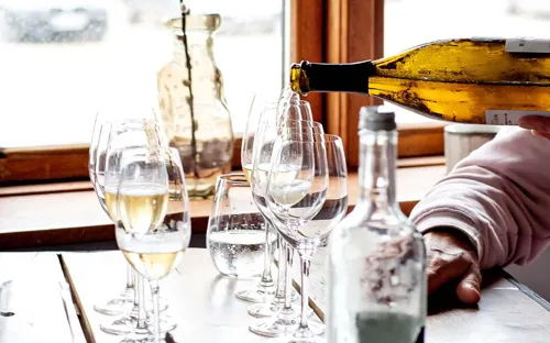 Hvidbjerg Strand Camping Resort Hoefde4 Champagnesmagning Flaske