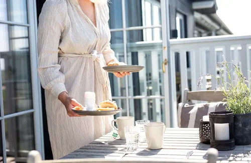 Hvidbjerg Strand Camping Resort Strandhotel Terresse Morgenmad